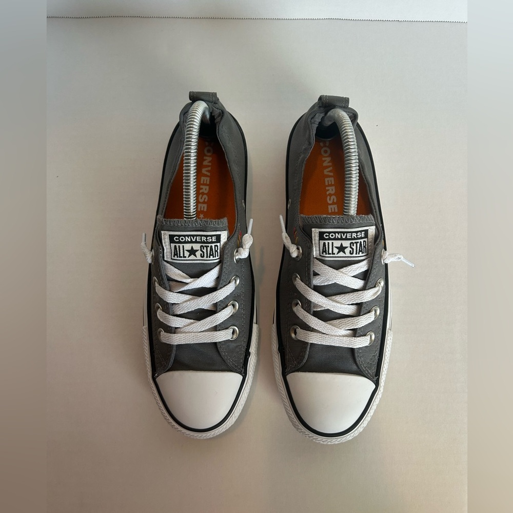 Converse All Stars Women’s Gray Shoreline Slip On Casual Shoes Sheaker Size 9 - Picture 2 of 10